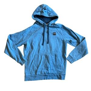 Under Armour Loose Fit Blue Hoodie Sweatshirt‎ Pullover Hooded Top Men's S
